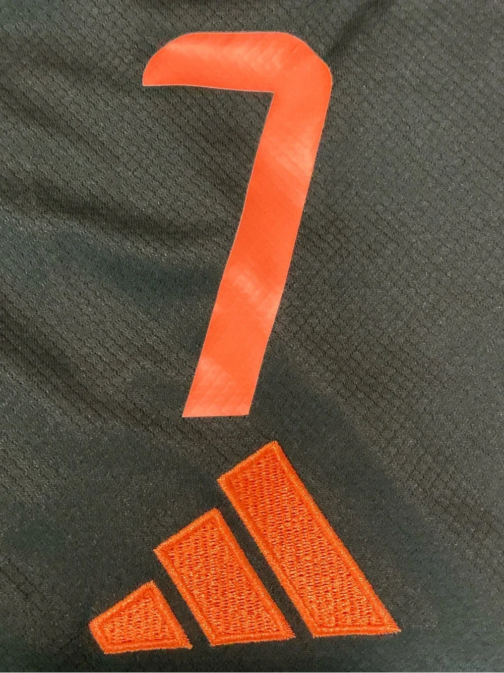 Adidas Colombia shorts Luis Diaz 7 Athletic Shorts size Medium black and orange